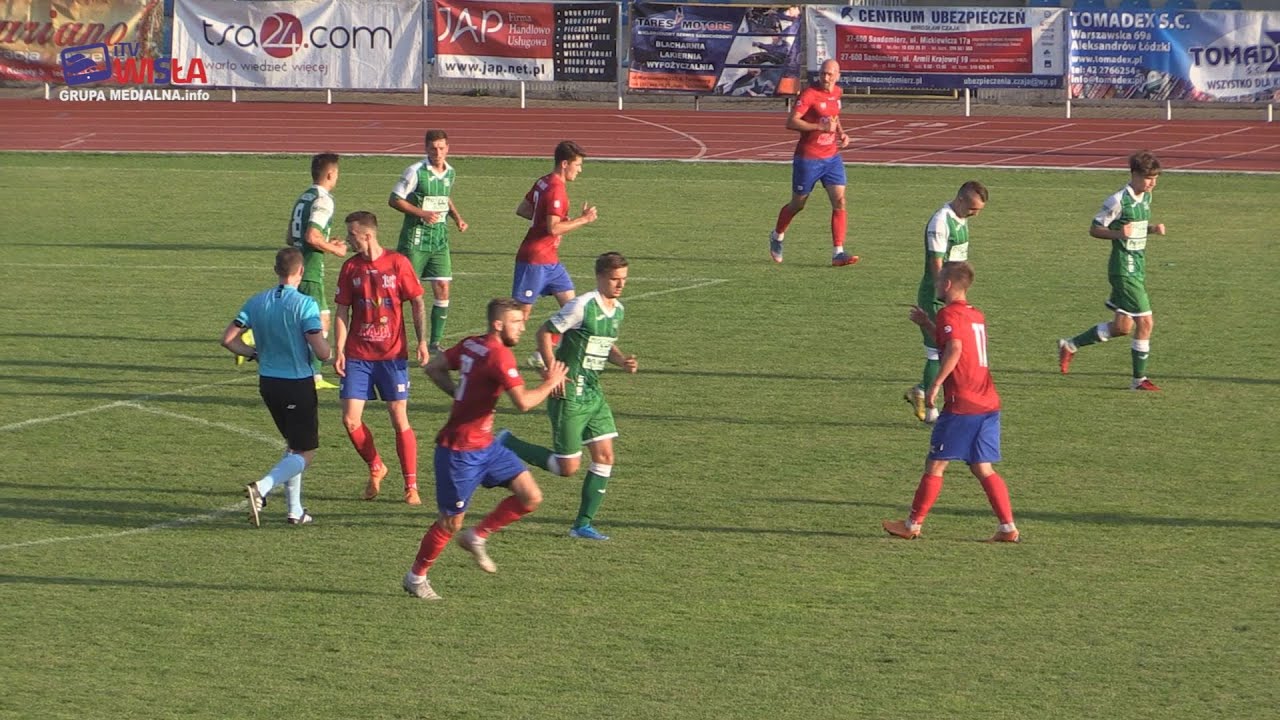 WIDEO: Wisła Sandomierz - Wisłoka Dębica 1-1 [SKRÓT MECZU, WYPOWIEDZI]