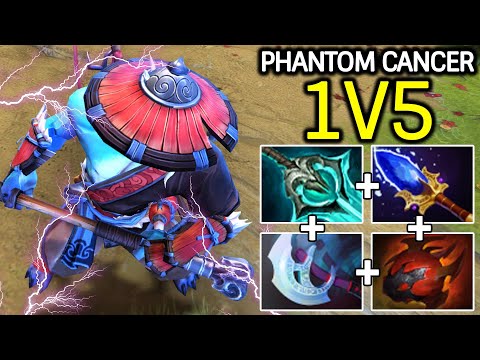 PHANTOM LANCER Unstoppable – 1v5 Carry Hard Game Dota 2