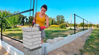 Man Builds STUNNING FENCE in 30 min | Start to Finish