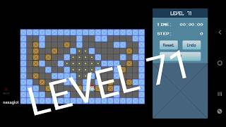 Classic Sokoban Level 71 | without UNDO | Solution 1 - 90