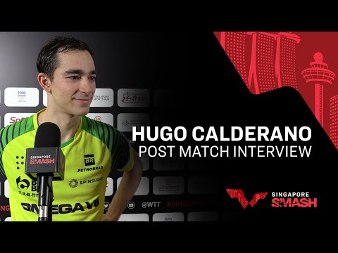 Hugo Calderano Post Match Interview | Singapore Smash 2023