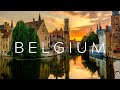 Belgium 4K: The Heart of Europe - Soothing Music Film #brussels #brugge