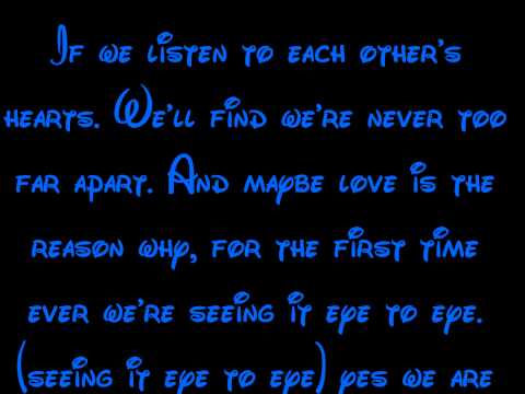 Eye-To-Eye - A Goofy Movie Lyrics HD