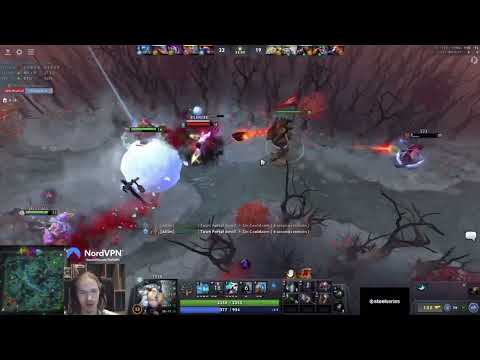 Topson with the 1 million iq tusk kick!