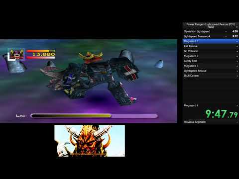 Power Rangers Lightspeed Rescue Hard% in 35:58