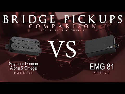 Seymour Duncan ALPHA & OMEGA vs EMG 81 - Bridge Pickup Guitar Tone Comparison Demo