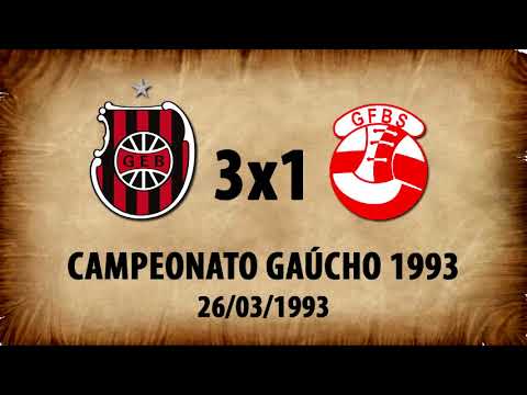 G.E.Brasil 3x1 Grêmio Santanense - Campeonato Gaúcho 1993