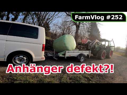 Vlog #252 Totalschaden am PKW Anhänger?! | Fabis Landlust