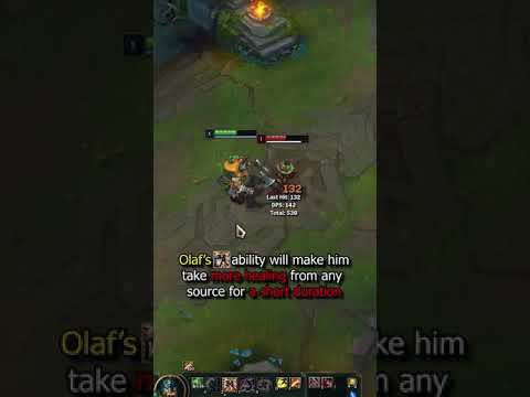 Olaf W usage! - Daily LoL Tips #Shorts