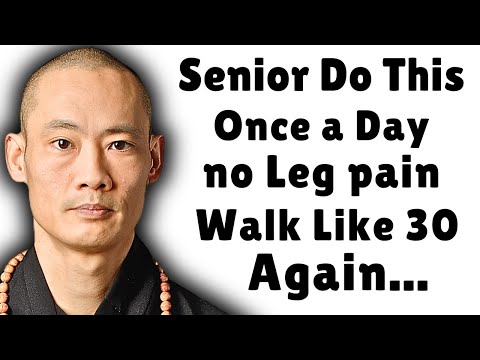 Senior Do this Once a day no Leg pain Walk like 30 again | Senior Health Tips