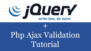 Download the video "Php Jquery Ajax Validation tutorial Plugin part 3"