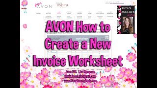 Avon How to Create a New Customer Invoice