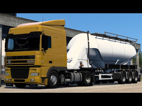 DAF XF 95 | ETS2 Mods | 1.45 Euro Truck Simulator 2 Gameplay
