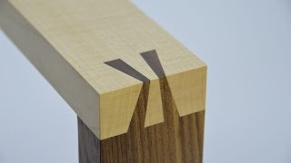 How to make a Japanese dovetail joint. By Theo Cook. Tutor at Robinson House Studio School