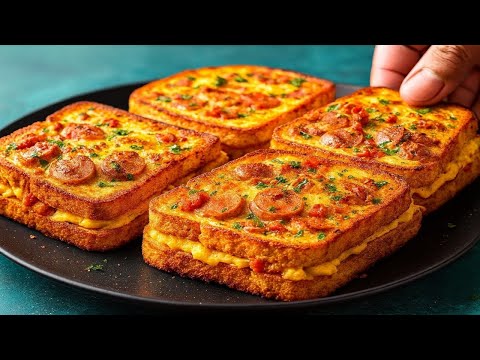 So ein leckeres Frühstück haben Sie noch nie gegessen – Toast mit Ei in nur 5 Minuten!