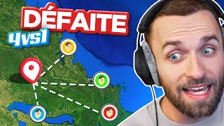 4 NULLOS CONTRE 1 MAÎTRE (GeoGuessr)