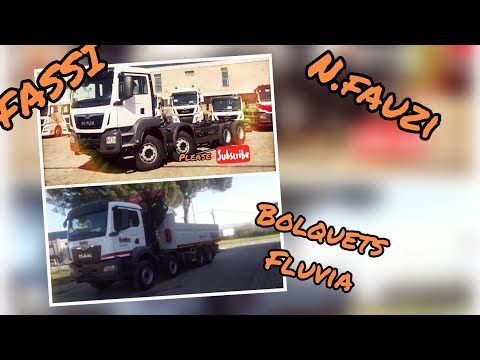 #bolquetsfluvia #fassi Fassi 545 montada en un MAN TGS 8×4.