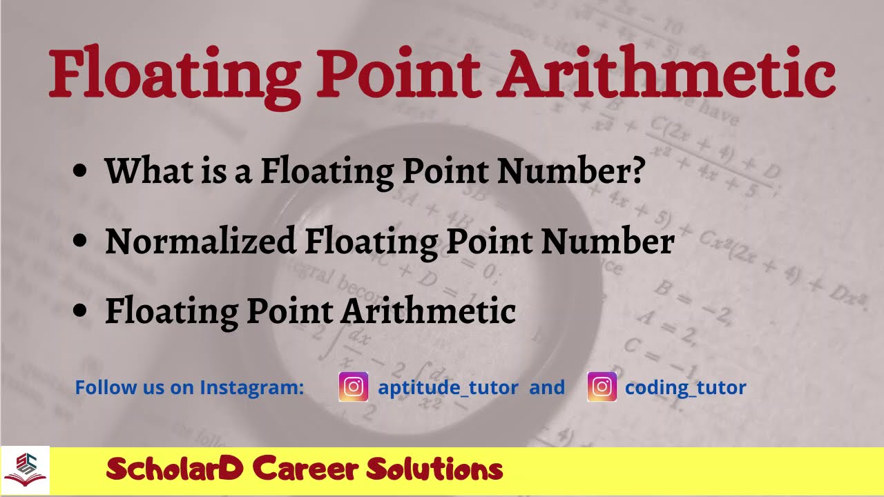 Numerical Computing | Floating Point Arithmetic | BCA | MCA #numericalanalysis #numericalmethods