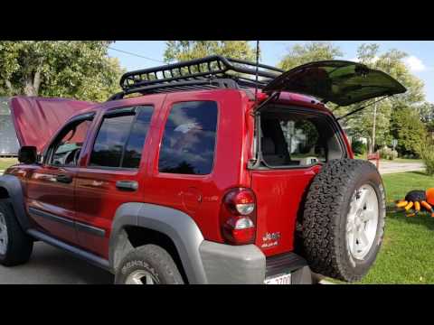 Jeep liberty uniden 880 cb firestik antenna mk 204r mount