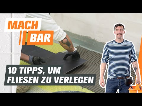 Laying tiles – 10 basic tips & tricks | OBI