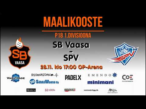 Maalikooste P18 I-Divisioona | SB Vaasa - SPV | 28.11.2021