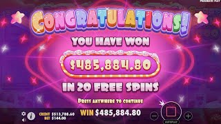 🎰 $485k on Sugar Rush 1000 Slot Bonus Game Sensational Big Win 🤑
