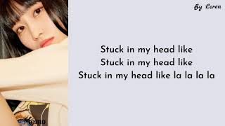 TWICE (트와이스) - STUCK IN MY HEAD (Lyrics Rom/Eng)