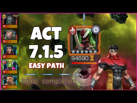 Act 7.1.5 Easy path initial completion #mcoc