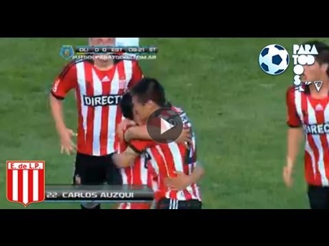 Gol de Auzqui. Olimpo 0 Estudiantes 1. Fecha 10. Torneo Inicial 2013