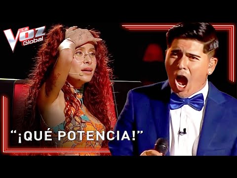 His POWERFUL voice AMAZED The Voice coaches | EL PASO #64