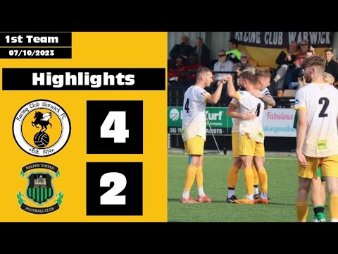 Highlights | Racing Club Warwick 4-2 Belper United | Saturday 7th October 2023 | UCL Cup