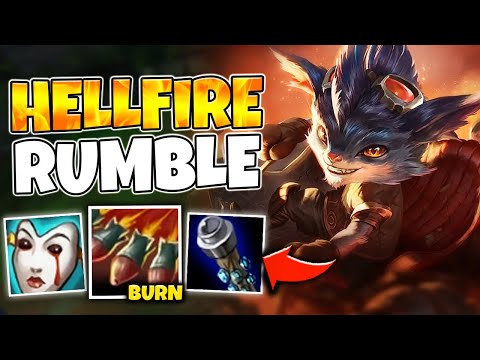 WTF?! RUMBLE ULT DOES HOW MUCH DAMAGE? BURN EVERYONE IN SECONDS - League of Legends