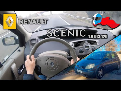 2004 Renault Scénic II 1.9 DCi 120 (88kW) POV 4K [Test Drive Hero] #207 ACCELERATION, ELASTICITY