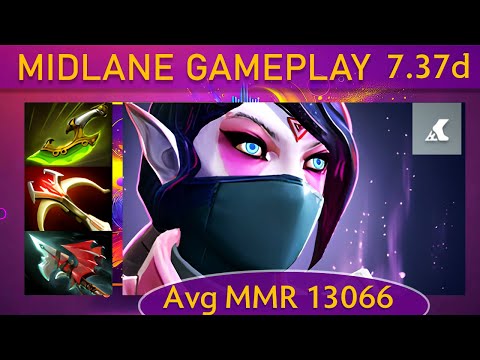 💰 7.37d JimPark Templar Assassin |K+A-D - 20 KP - 82%| 900+ GPM! Mid Gameplay - Dota 2 Top MMR