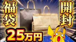 【ポケカ】超高額25万円分福袋開封で新年から大散財【開封動画】