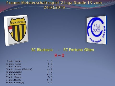 Frauen Meisterschaft 2.Liga SC Blustavia - FC Fortuna Olten