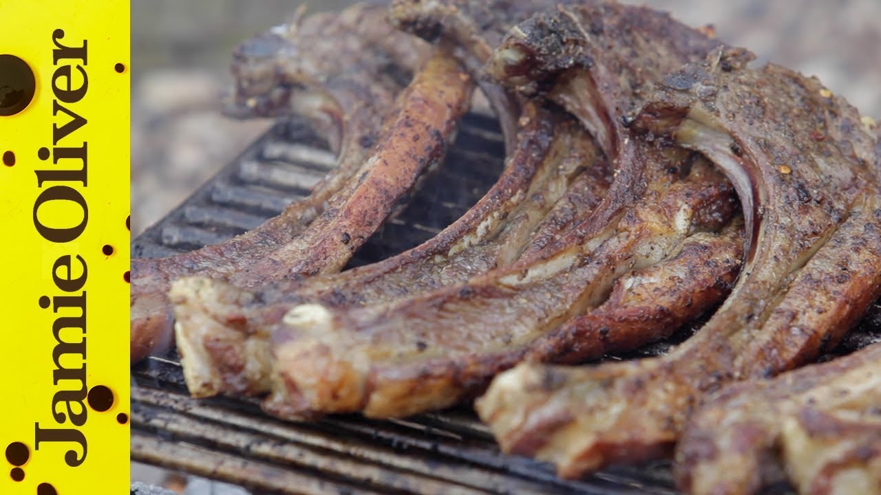 Mediterranean BBQ lamb chops: Jamie Oliver