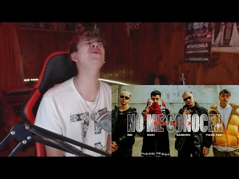 [REACCION] NO ME CONOCEN (REMIX) - BANDIDO, DUKI, REI, TIAGO PZK (VIDEO OFICIAL)