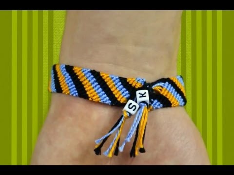 Heart Friendship Bracelet for Valentines Day DIY Tutorial