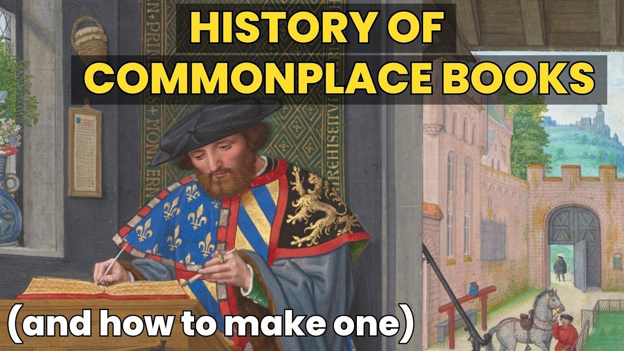What was a COMMONPLACE BOOK? How to make a commonplace book. Things to put in a notebook. New hobby