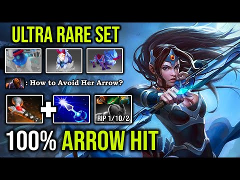 How to Offlane Mirana with 100% Arrow 1st Item Atos Deleted Pro AM Easy + New Ultra Rare Set 9K MMR