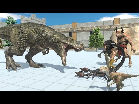 T-REX VS RANDOM UNITS similliar price - Animal revolt Battle Simulator