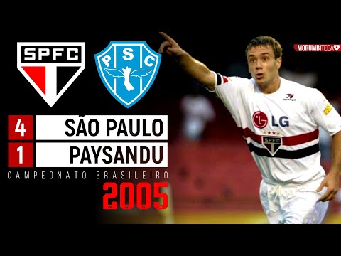 São Paulo 4x1 Paysandu - 2005 - LUGANO, CHRISTIAN, DANILO E A 6ª VITÓRIA SEGUIDA NO BRASILEIRÃO!