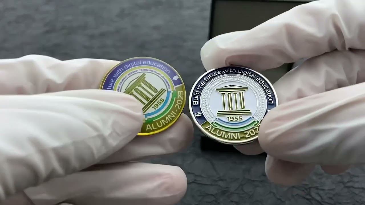 1911-TATU Round Resin Surface Badge