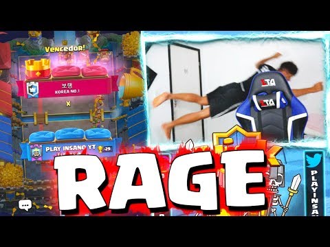 RAGE CORRIDA DO OURO IRRITANTE NO CLASH ROYALE