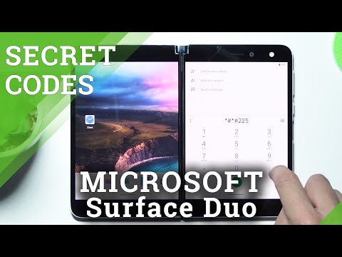 How to Use Secret Codes on MICROSOFT Surface Duo - Enter Secret Codes