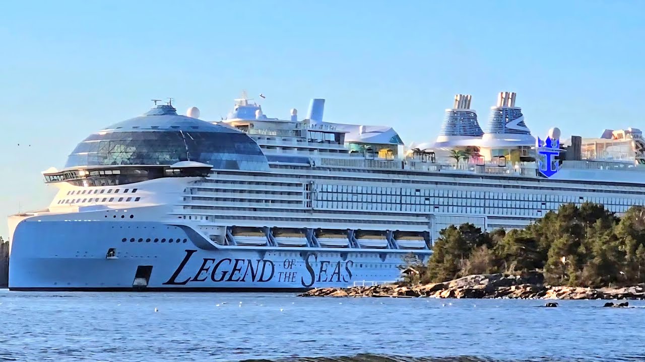 Legend of the Seas begins Sea Trials! - Close-Up Footage of the New HUGE Icon Class Ship