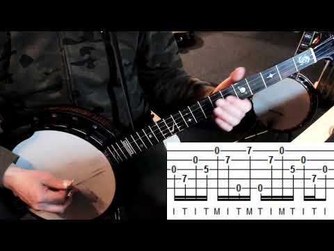 Bluegrass Banjo Licks - Simple Melodic Turn Lick in G