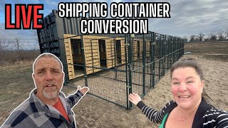 LIVE with Paragon Ridge Ranch! Let's Talk about our Shipping Container Conversion!