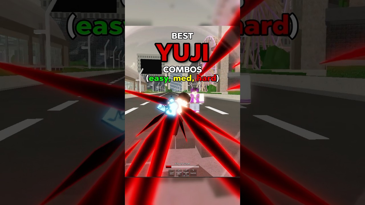 Best YUJI Combos for level easy medium hard | Jujutsu Shenanigans #jujutsushenanigans #roblox